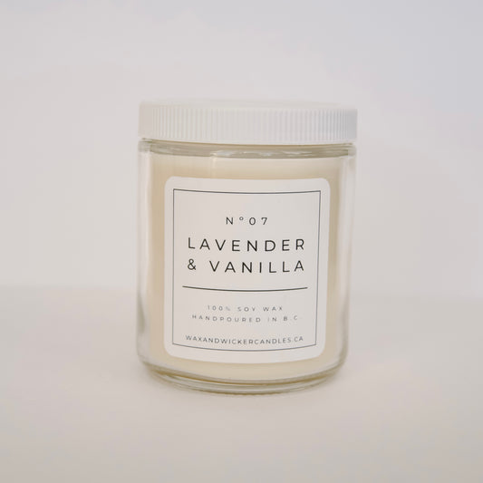 Lavender & Vanilla Soy Candle